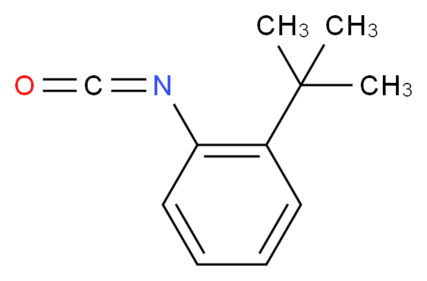 1-tert-butyl-2-isocyanatobenzene_分子结构_CAS_56309-60-5