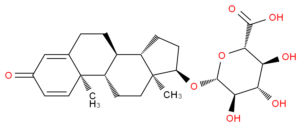 17α-Boldenone 17-O-β-D-Glucuronide_分子结构_CAS_827019-67-0)