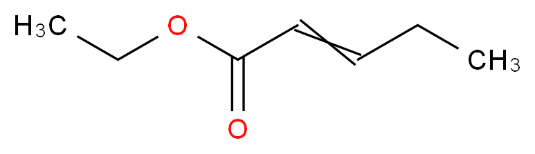 ethyl pent-2-enoate_分子结构_CAS_24410-84-2