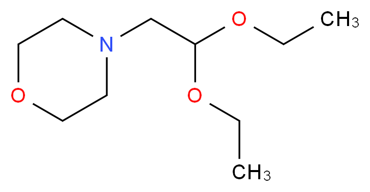 4-(2,2-diethoxyethyl)morpholine_分子结构_CAS_3616-59-9)