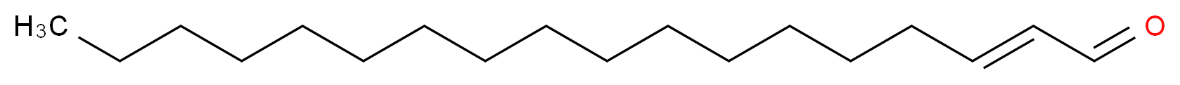 (2E)-octadec-2-enal_分子结构_CAS_51534-37-3