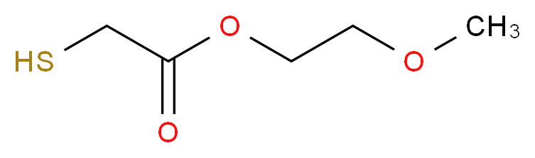 METHOXYETHYL THIOGLYCOLATE_分子结构_CAS_)