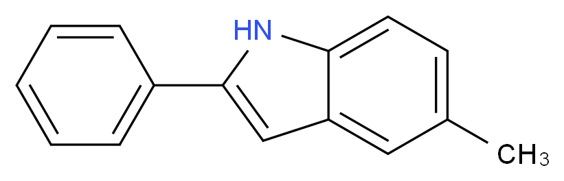 5-methyl-2-phenyl-1H-indole_分子结构_CAS_13228-36-9