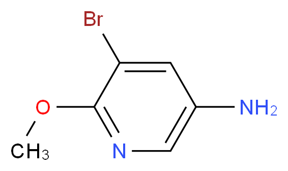 5-Amino-3-bromo-2-methoxypyridine_分子结构_CAS_53242-18-5)