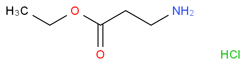 &beta;-Alanine ethyl ester hydrochloride_分子结构_CAS_4244-84-2)