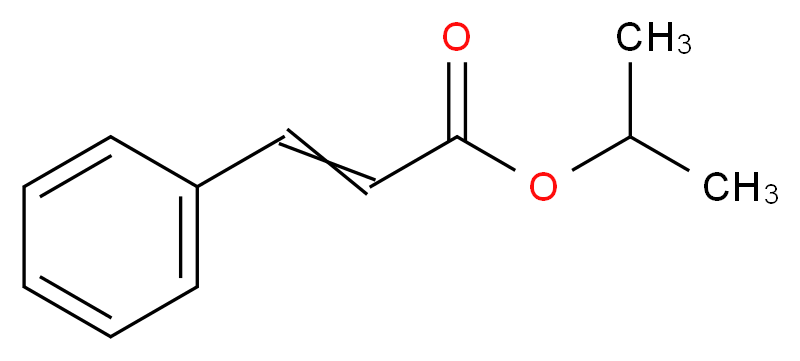 ISOPROPYL CINNAMATE_分子结构_CAS_7780-06-5)