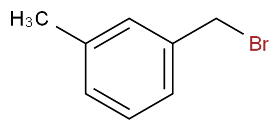 1-(bromomethyl)-3-methylbenzene_分子结构_CAS_620-13-3