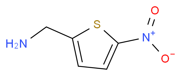 (5-NITROTHIOPHEN-2-YL)METHANAMINE_分子结构_CAS_90993-47-8)