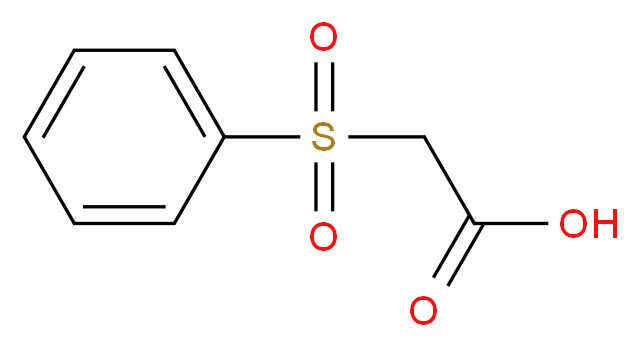 (Phenylsulfonyl)acetic acid_分子结构_CAS_3959-23-7)