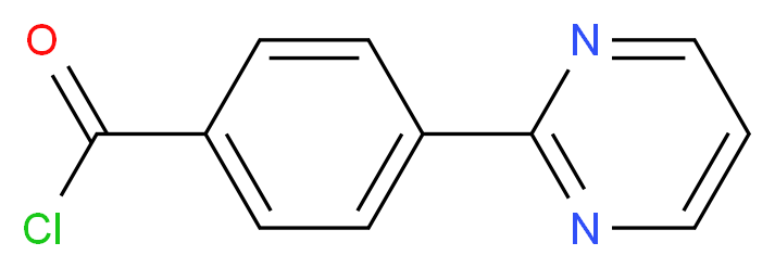 4-(pyrimidin-2-yl)benzoyl chloride_分子结构_CAS_679806-84-9