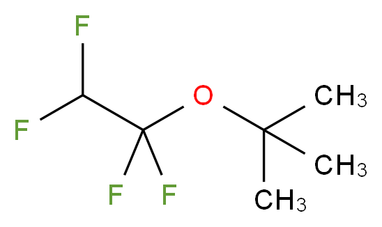 t-Butyl 1,1,2,2-tetrafluoroethyl ether_分子结构_CAS_659-98-3)