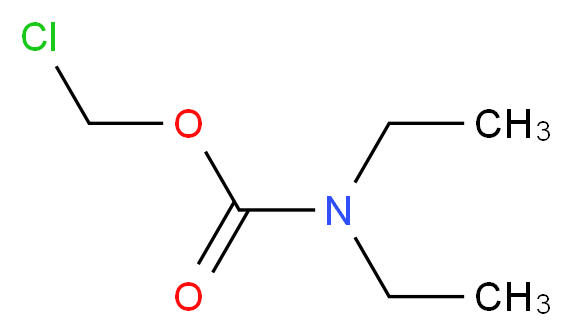 Chloromethyl Diethylcarbamate_分子结构_CAS_133217-92-2)