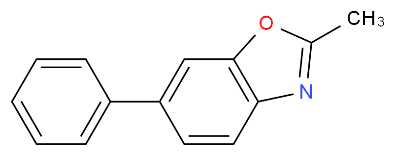 2-methyl-6-phenylbenzoxazole_分子结构_CAS_61309-99-7)