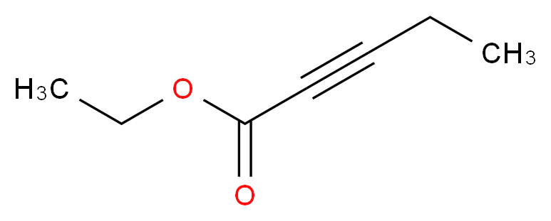 ethyl pent-2-ynoate_分子结构_CAS_55314-57-3