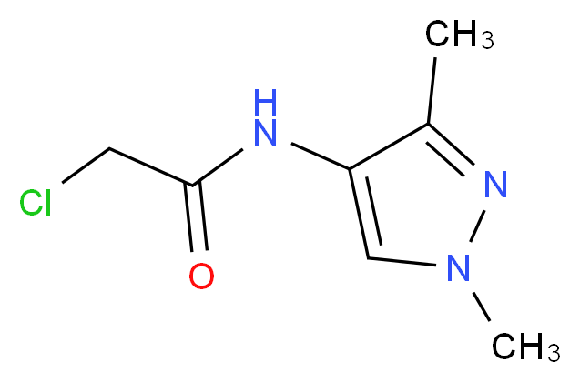 2-chloro-N-(1,3-dimethyl-1H-pyrazol-4-yl)acetamide_分子结构_CAS_957510-90-6)