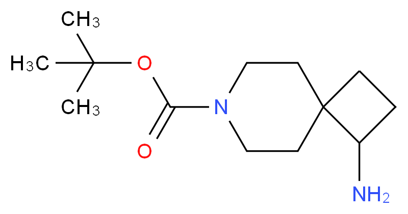 tert-butyl 1-amino-7-azaspiro[3.5]nonane-7-carboxylate_分子结构_CAS_1100748-84-2