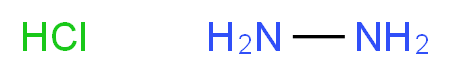 HYDRAZINE HYDROCHLORIDE_分子结构_CAS_2644-70-4)