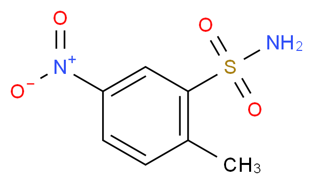 2-Methyl-5-nitrobenzenesulphonamide_分子结构_CAS_6269-91-6)