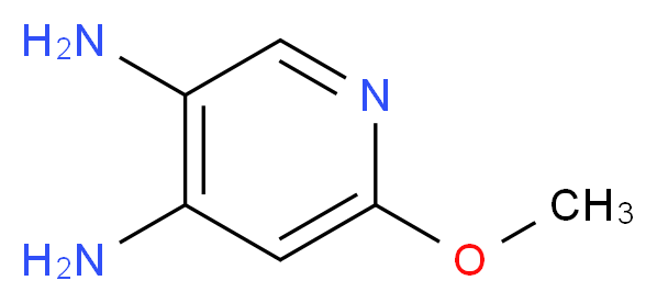 6-METHOXYPYRIDINE-3,4-DIAMINE_分子结构_CAS_127356-26-7)