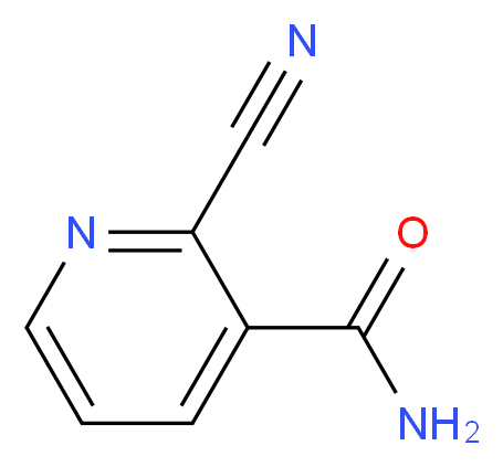 2-cyanopyridine-3-carboxamide_分子结构_CAS_23649-22-1