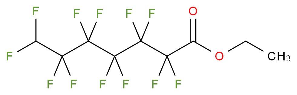 Ethyl 7H-perfluoroheptanoate 97%_分子结构_CAS_42287-85-4)