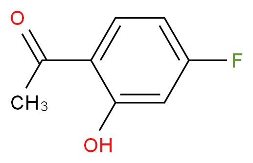 4'-氟-2'-羟基苯乙酮_分子结构_CAS_1481-27-2)