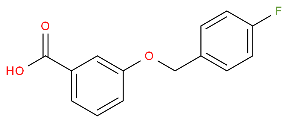 3-[(4-fluorobenzyl)oxy]benzoic acid_分子结构_CAS_457-97-6)