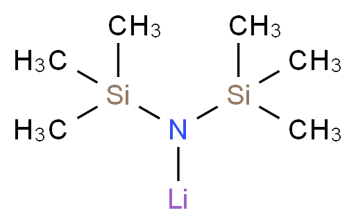 lithiobis(trimethylsilyl)amine_分子结构_CAS_4039-32-1