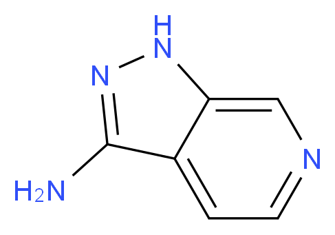 3-Amino-1H-pyrazolo[3,4-c]pyridine_分子结构_CAS_76006-17-2)