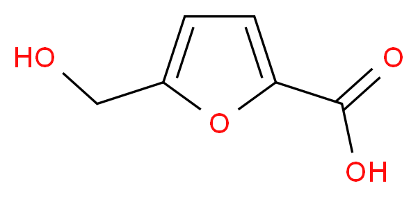 5-Hydroxymethyl-2-furancarboxylic Acid_分子结构_CAS_6338-41-6)