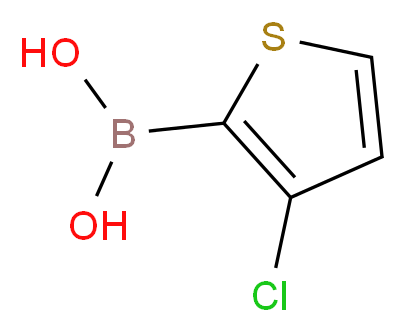 (3-chlorothiophen-2-yl)boronic acid_分子结构_CAS_324024-80-8