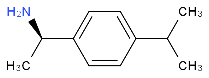 (1R)-1-(4-isopropylphenyl)ethanamine_分子结构_CAS_856762-66-8)