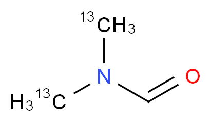 N,N-二甲基-13C2-甲酰胺_分子结构_CAS_117880-10-1)