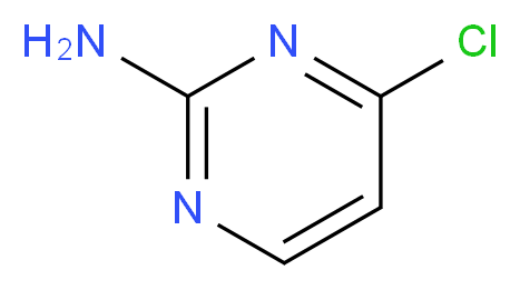 2-Amino-4-chloropyrimidine_分子结构_CAS_3993-78-0)