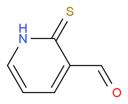 2-sulfanylidene-1,2-dihydropyridine-3-carbaldehyde_分子结构_CAS_61856-52-8