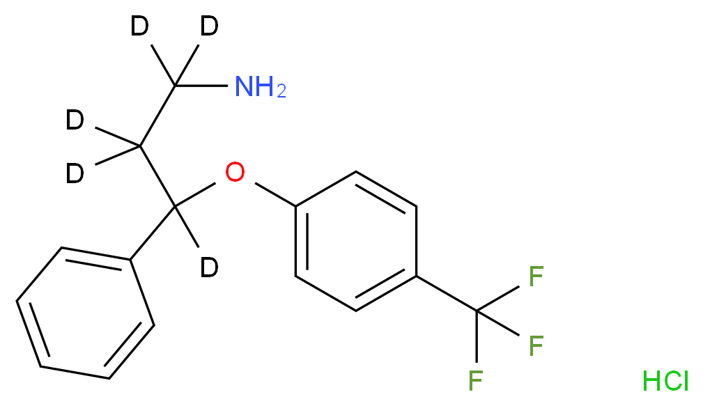 Norfluoxetine-d5 Hydrochloride_分子结构_CAS_1185132-92-6)