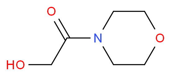 2-hydroxy-1-(morpholin-4-yl)ethan-1-one_分子结构_CAS_51068-78-1