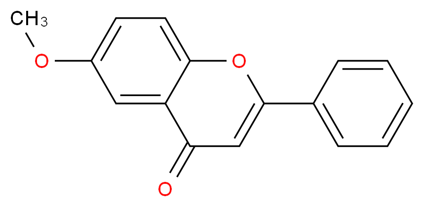 6-methoxy-2-phenyl-4H-chromen-4-one_分子结构_CAS_26964-24-9