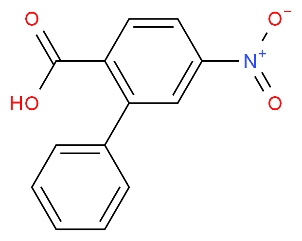 5-Nitro-biphenyl-2-carboxylic acid_分子结构_CAS_124391-60-2)