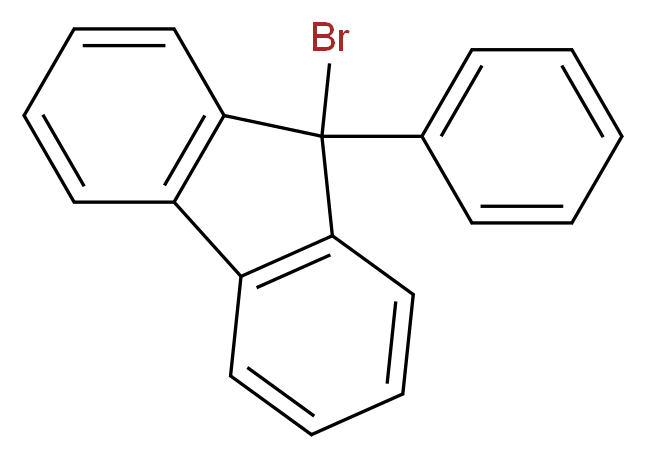 9-Bromo-9-phenylfluorene_分子结构_CAS_55135-66-5)