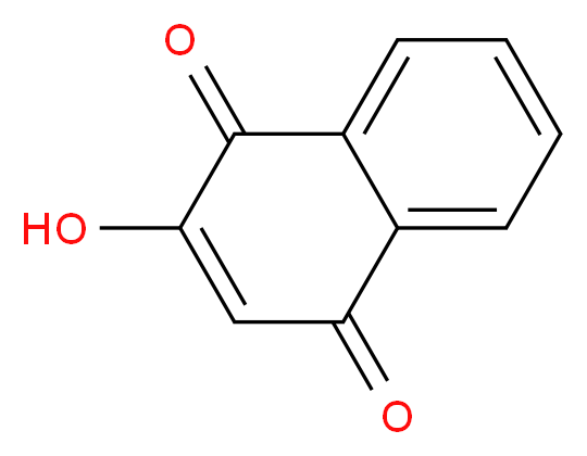 2-羟基-1,4-萘醌_分子结构_CAS_83-72-7)