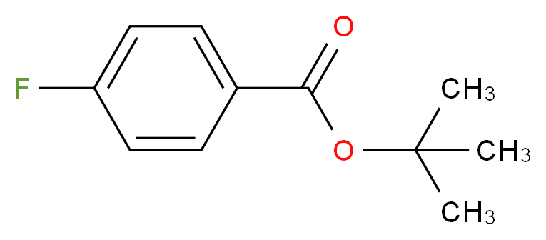 tert-Butyl 4-fluorobenzoate 97%_分子结构_CAS_58656-98-7)