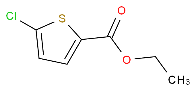 5-氯硫代苯-2-甲酸乙酯_分子结构_CAS_5751-82-6)