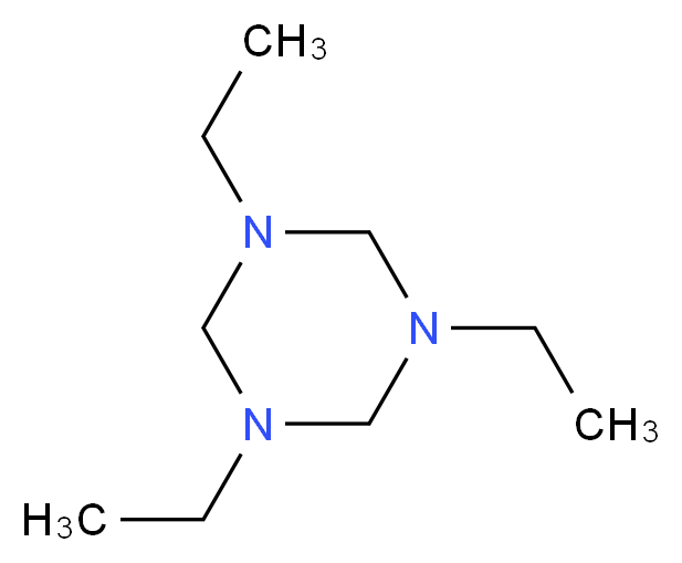 1,3,5-三甲基己羟基-1,3,5-三嗪_分子结构_CAS_7779-27-3)