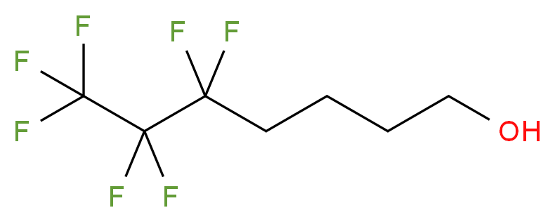 5,5,6,6,7,7,7-Heptafluoroheptan-1-ol_分子结构_CAS_)