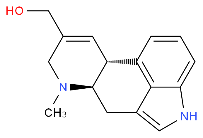 [(2R,7R)-6-methyl-6,11-diazatetracyclo[7.6.1.0<sup>2</sup>,<sup>7</sup>.0<sup>1</sup><sup>2</sup>,<sup>1</sup><sup>6</sup>]hexadeca-1(16),3,9,12,14-pentaen-4-yl]methanol_分子结构_CAS_548-43-6