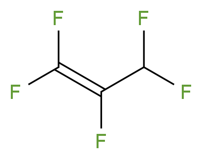 1,1,2,3,3-pentafluoroprop-1-ene_分子结构_CAS_433-66-9