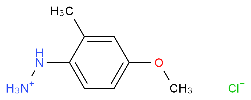 2-(4-methoxy-2-methylphenyl)hydrazinium chloride_分子结构_CAS_93048-16-9