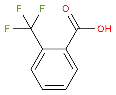 o-Trifluoromethylbenzoic acid_分子结构_CAS_433-97-6)