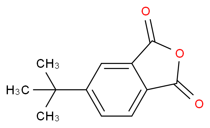 5-tert-butyl-1,3-dihydro-2-benzofuran-1,3-dione_分子结构_CAS_32703-79-0